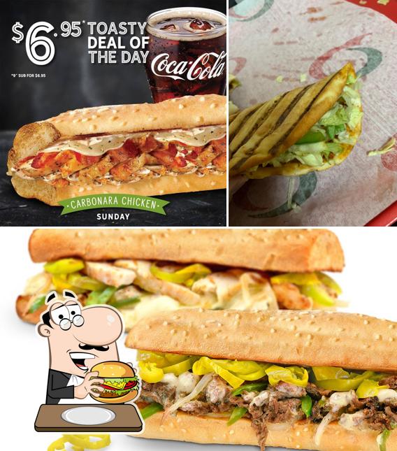 Prenez un hamburger à Quiznos