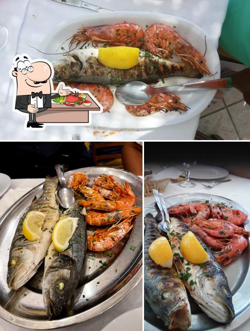 Mangiamare serve un'ampia varietà di prodotti di cucina di mare