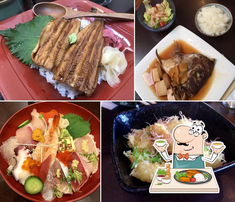 Еда в "Shintaro Sushi Japanese Restaurant"