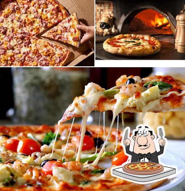 Prenez différents genres de pizzas