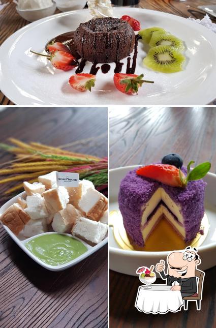 Koff House Coffee Bar & Eatery serves a range of sweet dishes