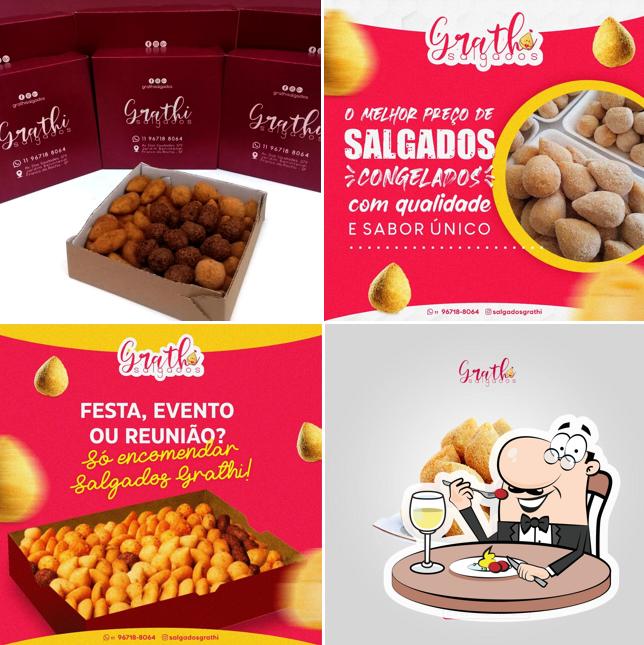 Platos en Grathi Salgados Fábrica de Salgados