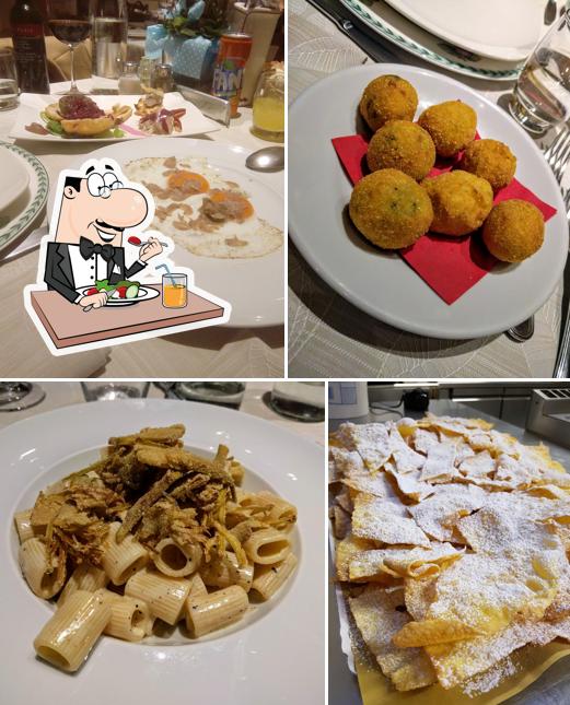 Platti al Trattoria In Corte dal Capo