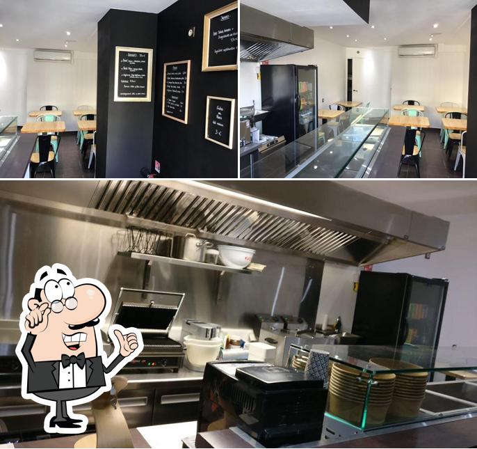 L'intérieur de Will food Burger Antibes