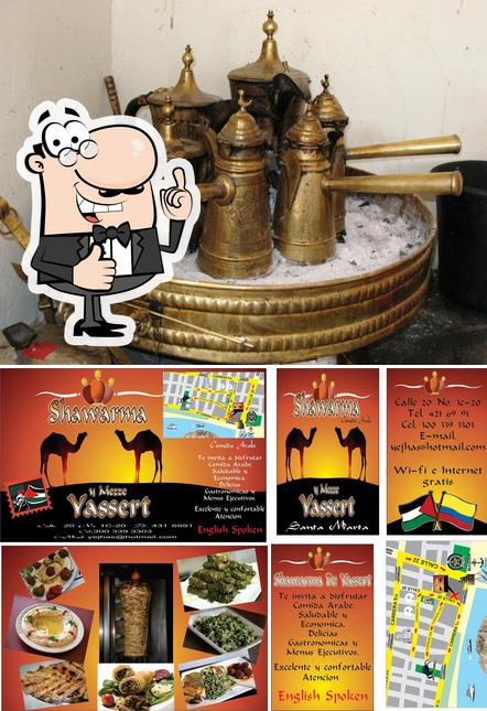 Взгляните на изображение ресторана "shawarma de yassert Taganga"