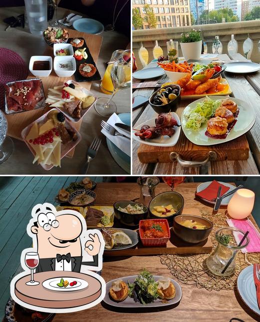 Las imágenes de comida y comedor en Taparazzi Restaurant