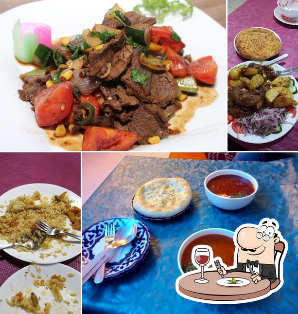 Food at Tashkin Restaurant ( Uzbek & Russian Food)