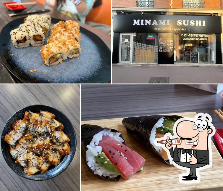 Les sushi sont servis à MINAMI SUSHI