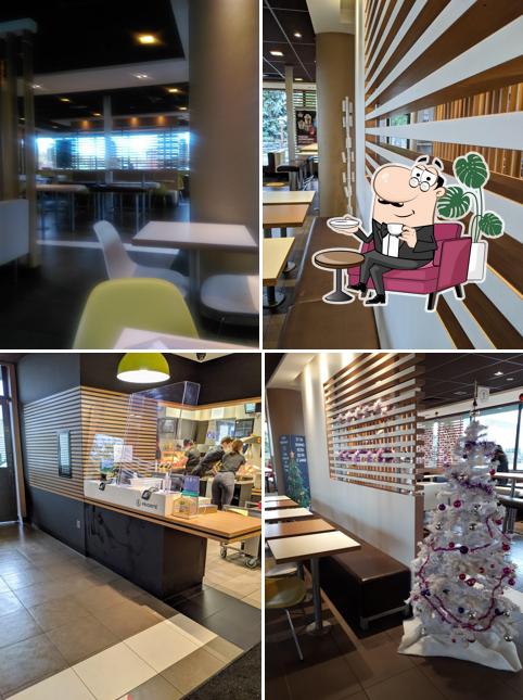 L'intérieur de McDonald's