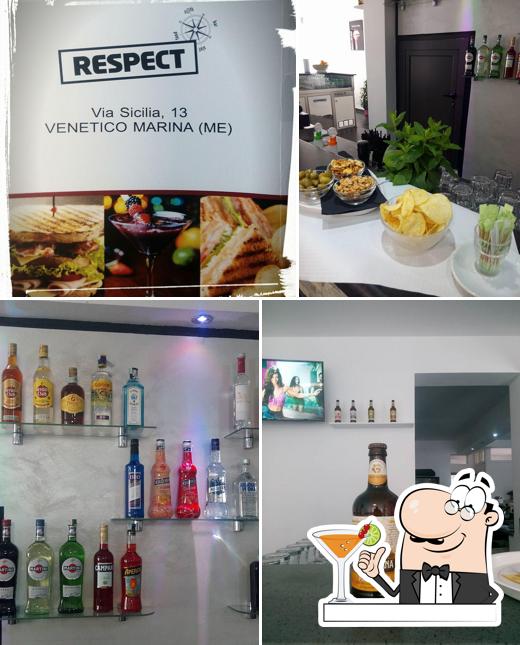 Respect BAR Slot Food se distingue par sa boire et nourriture