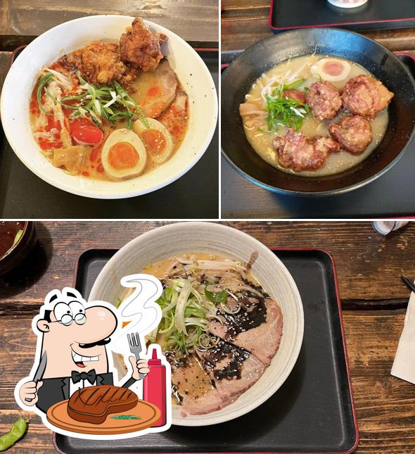 Essayez des repas à base de viande à Hikoo L10 - Tonkotsu Ramen Restaurant