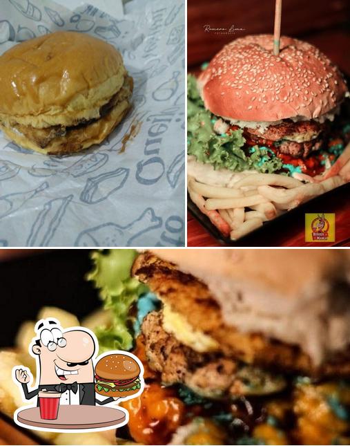 Peça um hambúrguer no Burger Mania