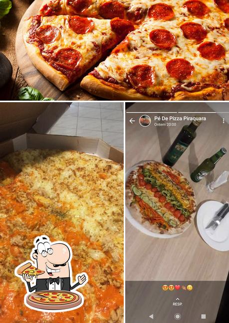 Consiga pizza no Péde Pizza Piraquara