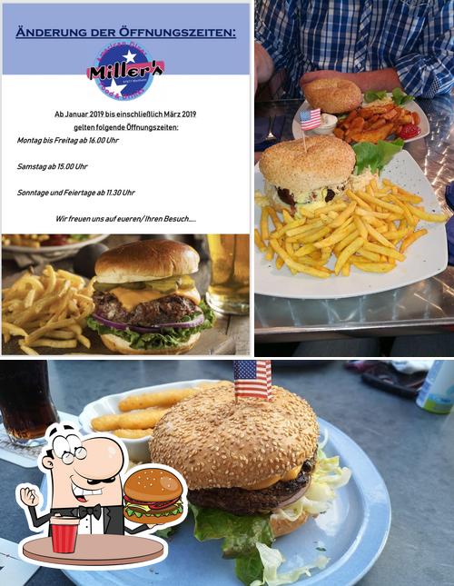 Commandez un hamburger à Miller's Bistro