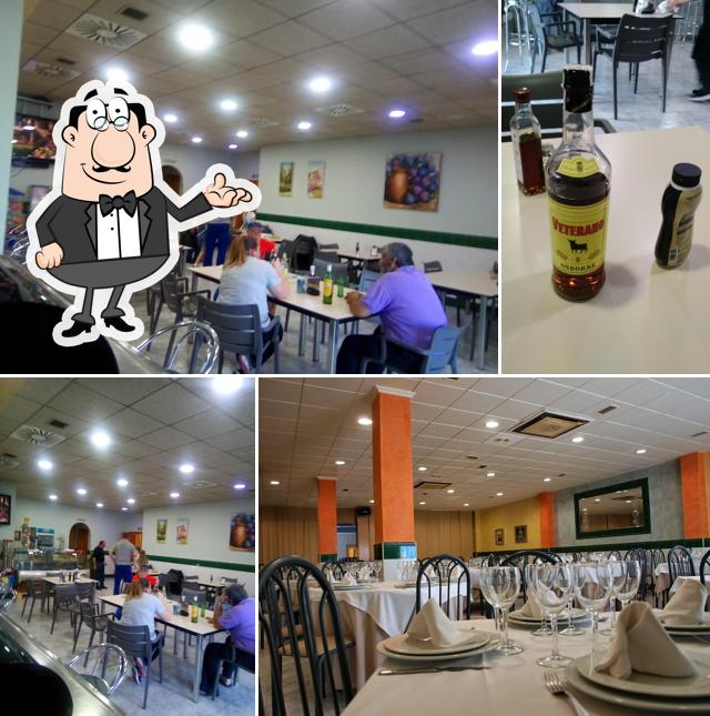 El interior de Restaurante Las Vigas