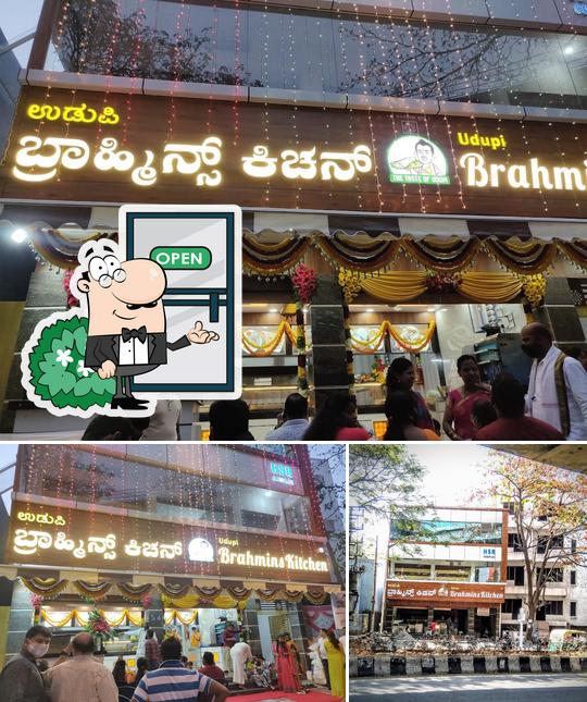 The exterior of Udupi Brahmins Kitchen