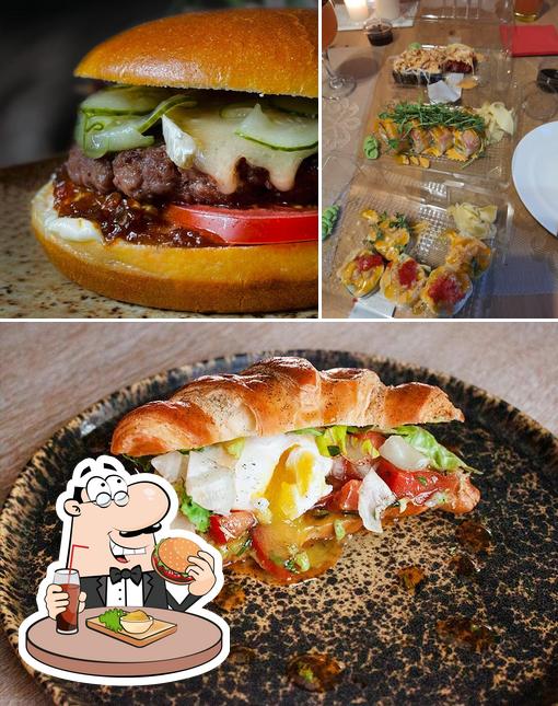 Try out a burger at Poke Top