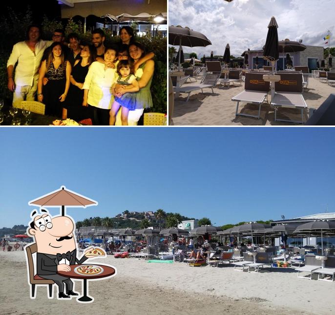 La foto della esterno e bancone da bar di Ba Beach Bagni Antonio