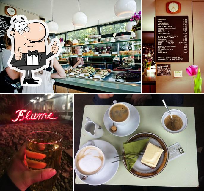 Look at the photo of Café blumen
