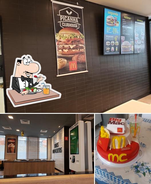 O McDonald's se destaca pelo comida e interior