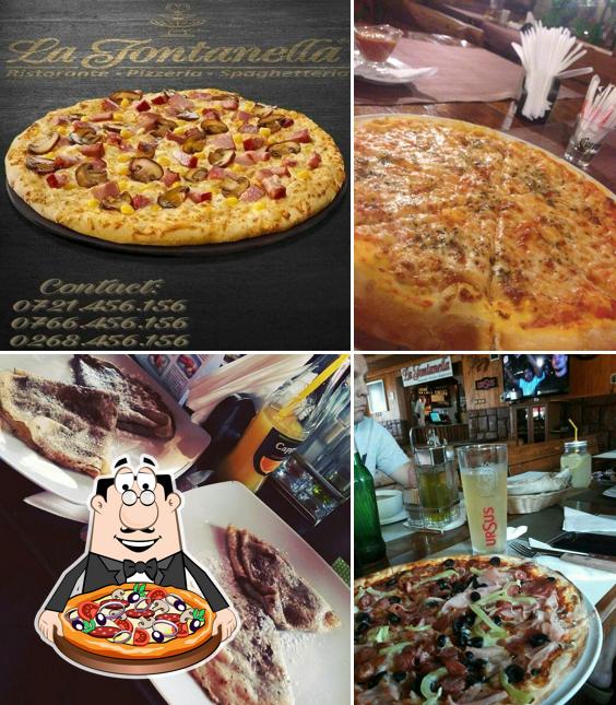 Try out pizza at La Fontanella