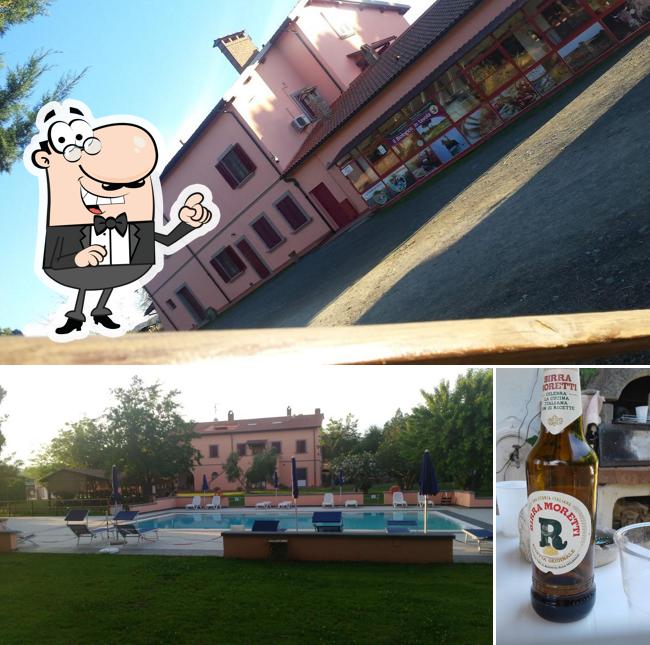 La foto della esterno e birra di Agriturismo Biosteria SanMarco