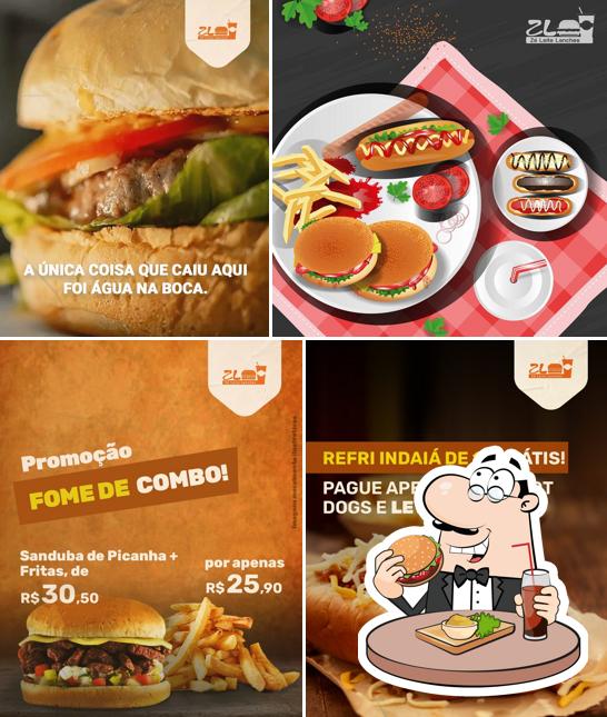 Hambúrguer em Zé Leite Lanches