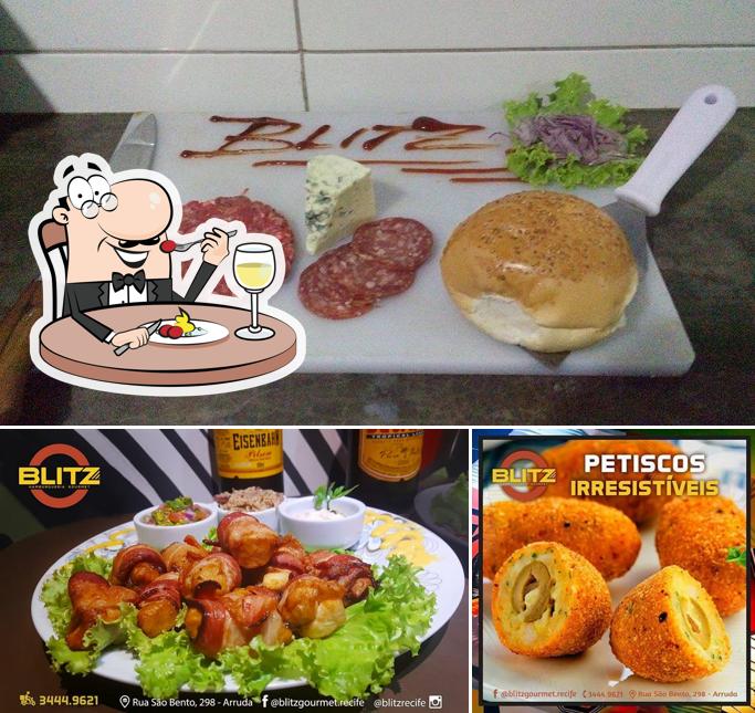 Comida em Blitz gourmet