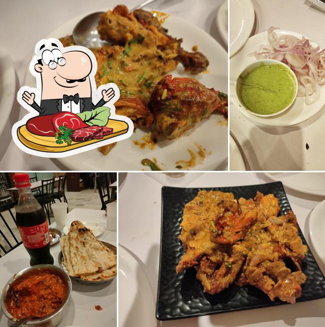 Order meat dishes at Delhi Grillz restaurant