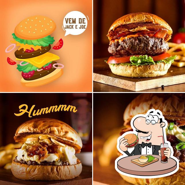 Delicie-se com um hambúrguer no Jack & Joe Burger