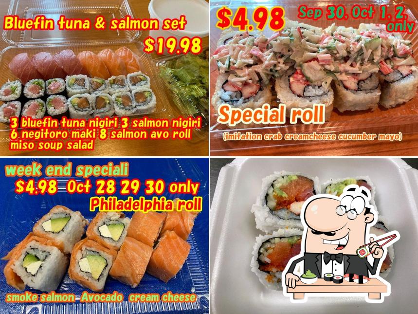 Prenez de nombreuses options de sushi