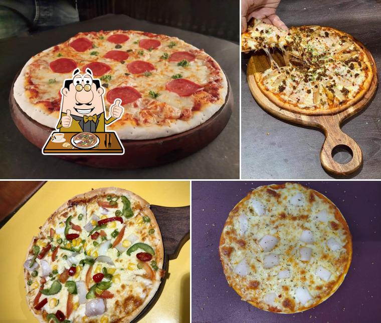 Try out various types of pizza