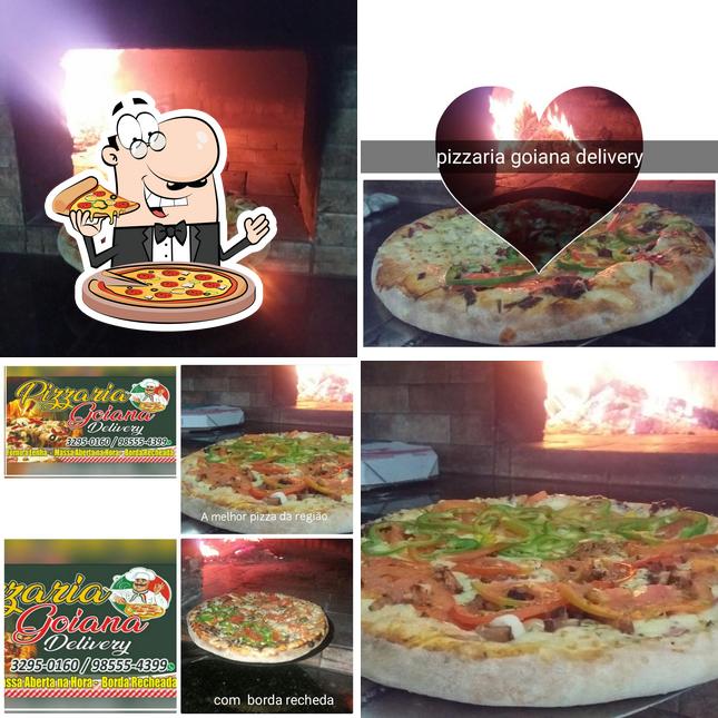 Experimente diferentes tipos de pizza