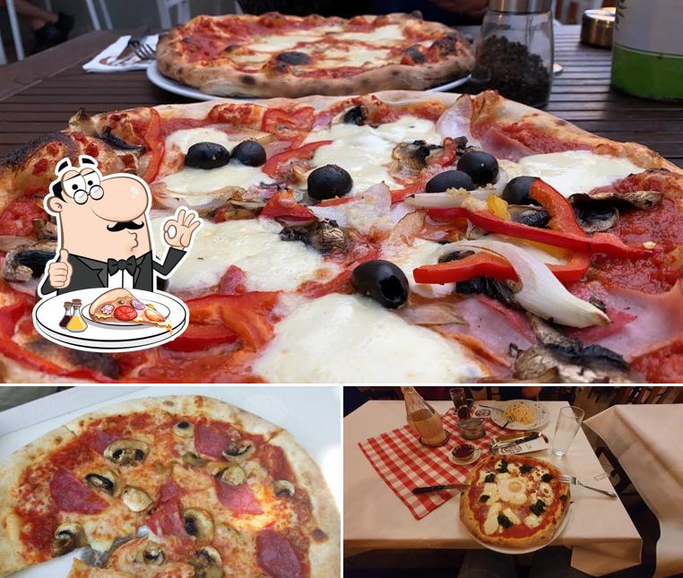 Elige una pizza en Pizzeria Mamma Mia