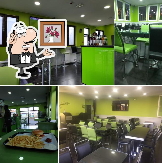 L'intérieur de O’dins Burger