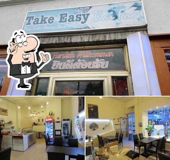 Gli interni di Take Easy Thai Take Away