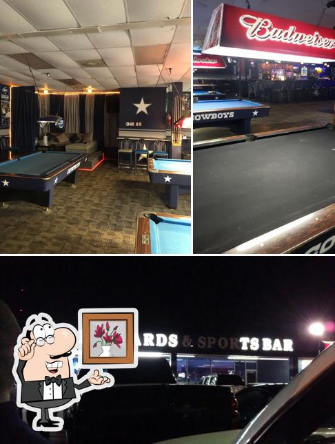 El interior de CJ's Billiard and Sport Bar