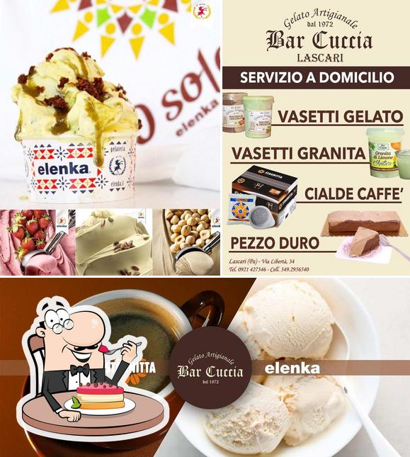 Bar Cuccia gelateria artigianale offre un'ampia selezione di dolci