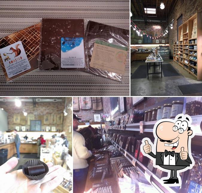 Look at the pic of SOMA chocolatemaker