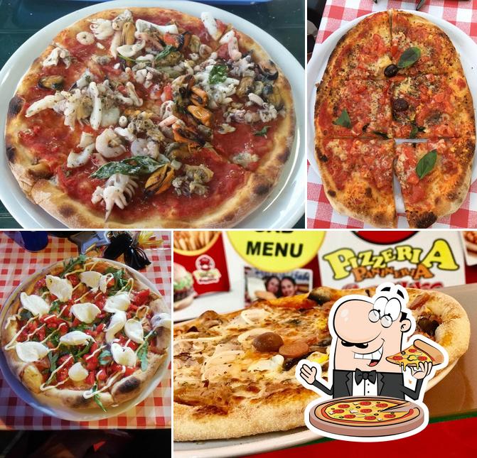 Scegli tra le molte varianti di pizza