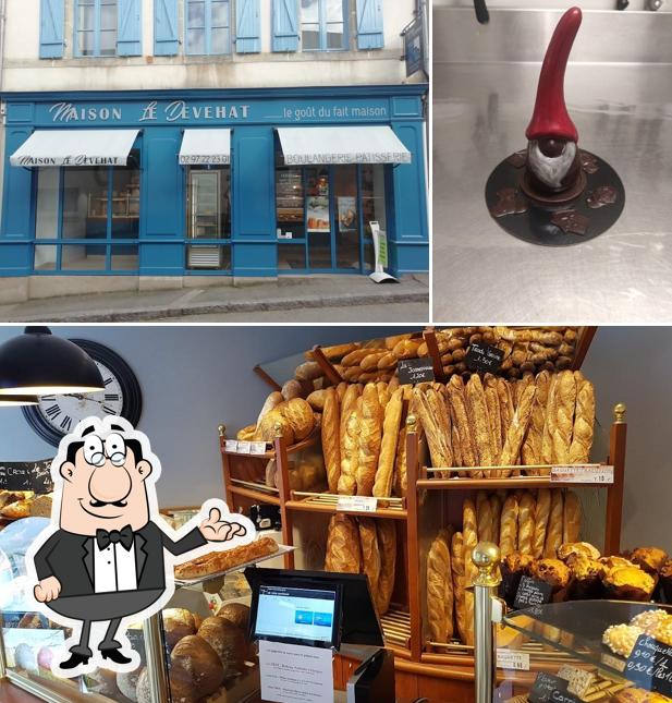 La photo de la intérieur et nourriture de Boulangerie pâtisserie Maison Le Dévéhat’s