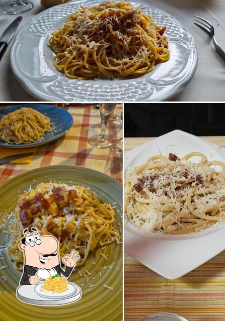 Spaghetti alla carbonara al La Lupa