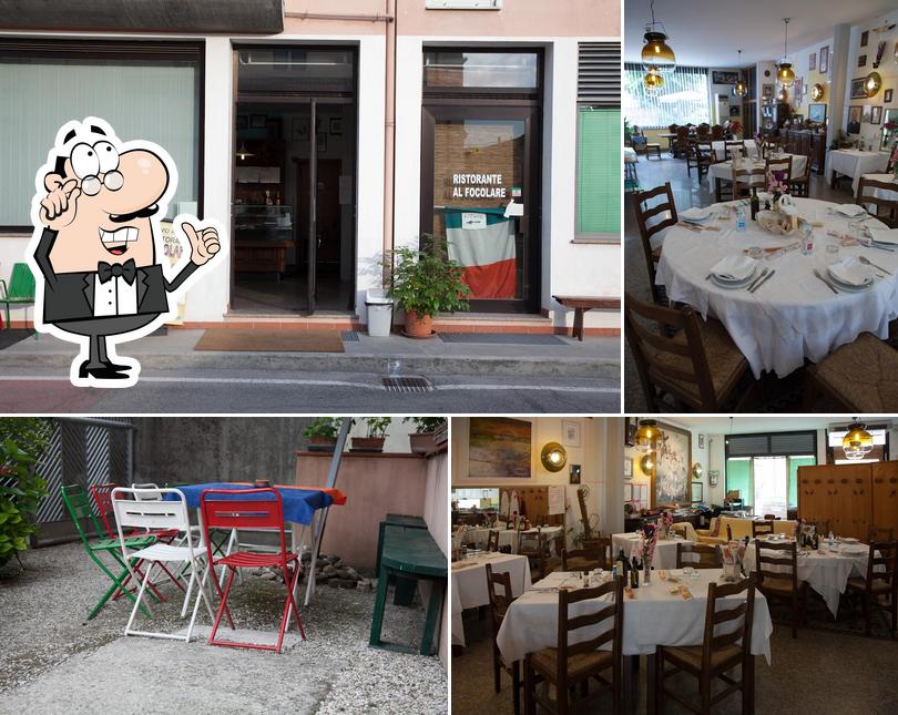 Gli interni di IL FOCOLARE RISTORANTE