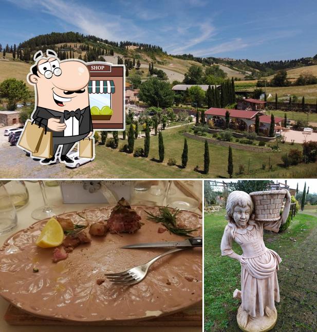 Puoi goderti l'aria fresca da seduto all'esterno di Ristorante L'antico Molino