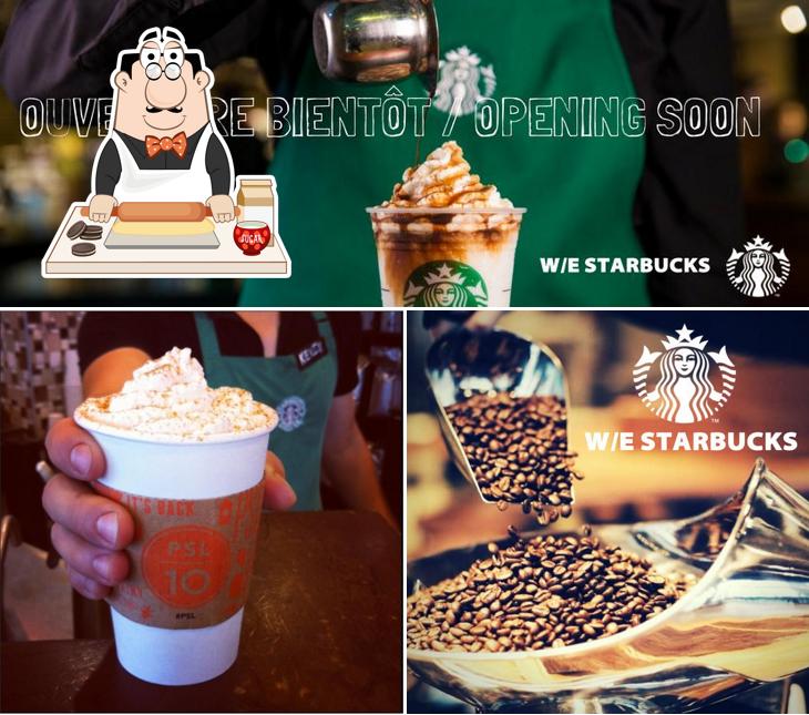 Café Starbucks offre un nombre de plats sucrés