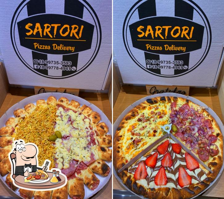 No Pizzaria Sartori, você pode degustar pizza