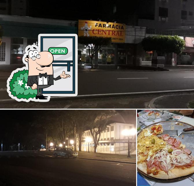 A Cia Pizza se destaca pelo exterior e pizza