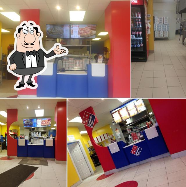 L'intérieur de Domino's Pizza