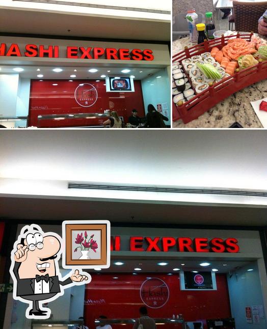 O interior do Hashi Express - Vale Sul