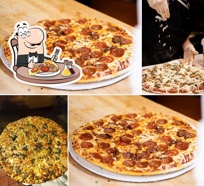 Get pizza at Luigi's Pizza Kitchen